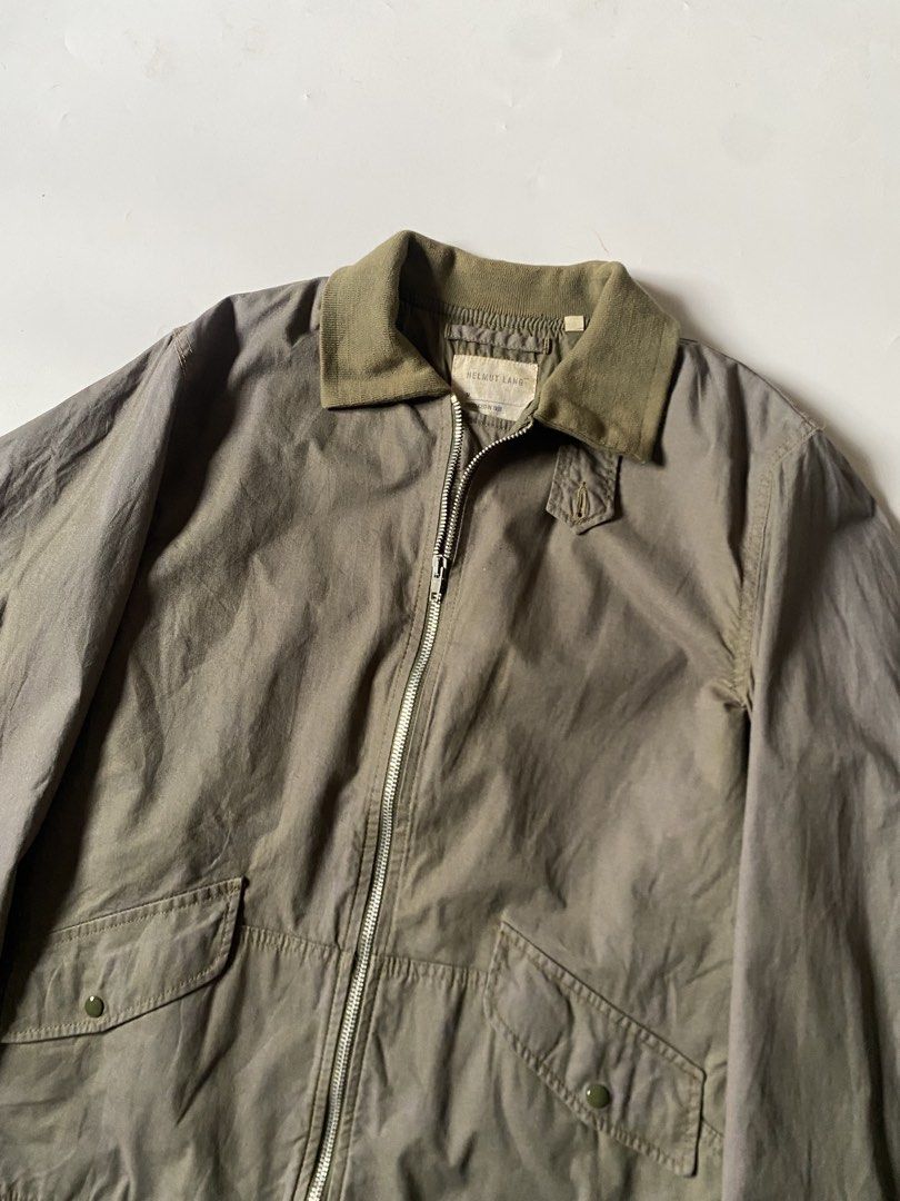1999 Helmut Lang Resine Bomber Jacket (Category: Coats, Jackets and Outerwear) located in Baguio. Submitted by archival.store (Listing ID 1467065309, Image 3). Description: :length - 25 :width - 21 :shoulder - 18 :sleeves - 25 ₱35,000php/$600 Dm to purchase .
