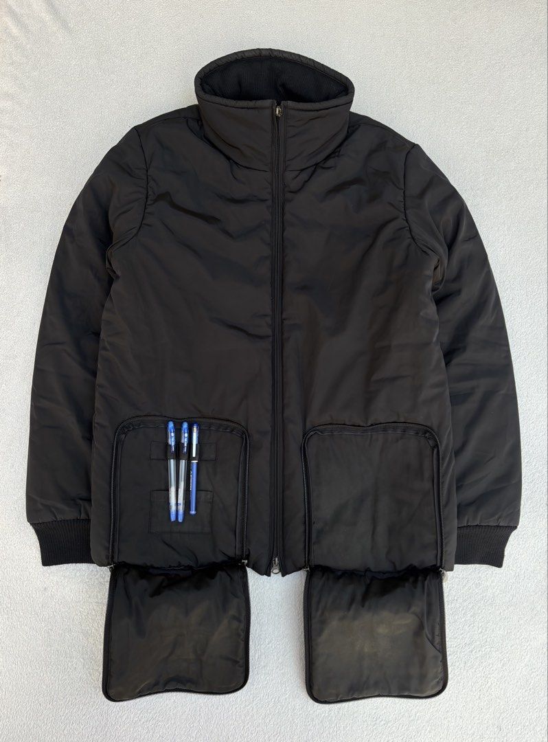 2008 Y-3 Yohji Yamamoto Padded Jacket (Category: Coats, Jackets and Outerwear) located in Baguio. Submitted by thecollector2600 (Listing ID 1466979360, Image 1). Description: 2008 Y-3 Yohji Yamamoto Utility Cargo Padded Jacket Large 22” x 28” Some plastic zipper puller handle were out, check pics.
