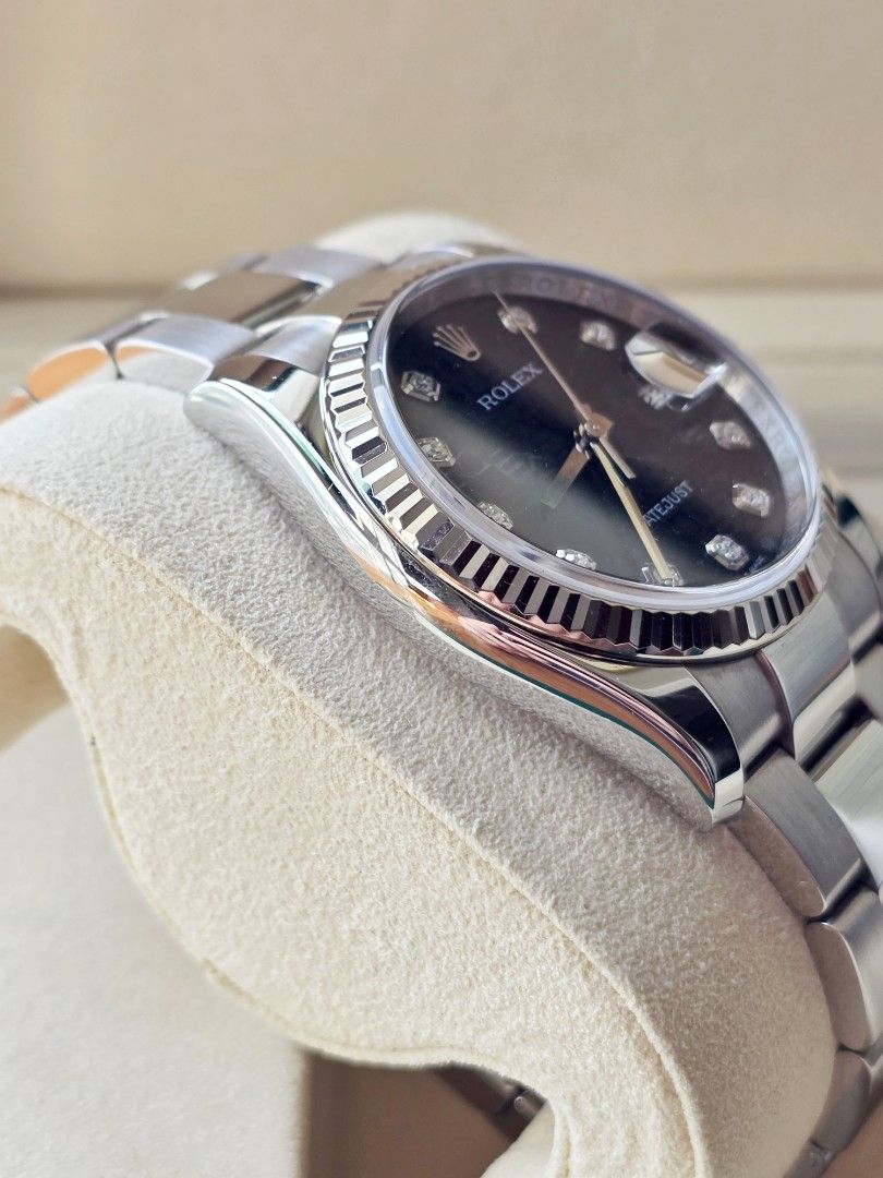 2011 Rolex Datejust 36mm 116234 (Category: Luxury Watches) located in Makati City. Submitted by rvffy (Listing ID 1467084072, Image 3). Description: Rolex Datejust 36 PRICE: Php588,000 Year: 2011 Size: 36mm Model Number: 116234 Bezel: White Gold Links: 12 Rolex Guarantee Card/Certificate: Yes Rolex Box: Yes PM for inquiries. 📍 One Ayala, 1 Ayala Ave cor. Edsa, Makati City #116234 #126234 #116200 #126200 #16200 #16234.