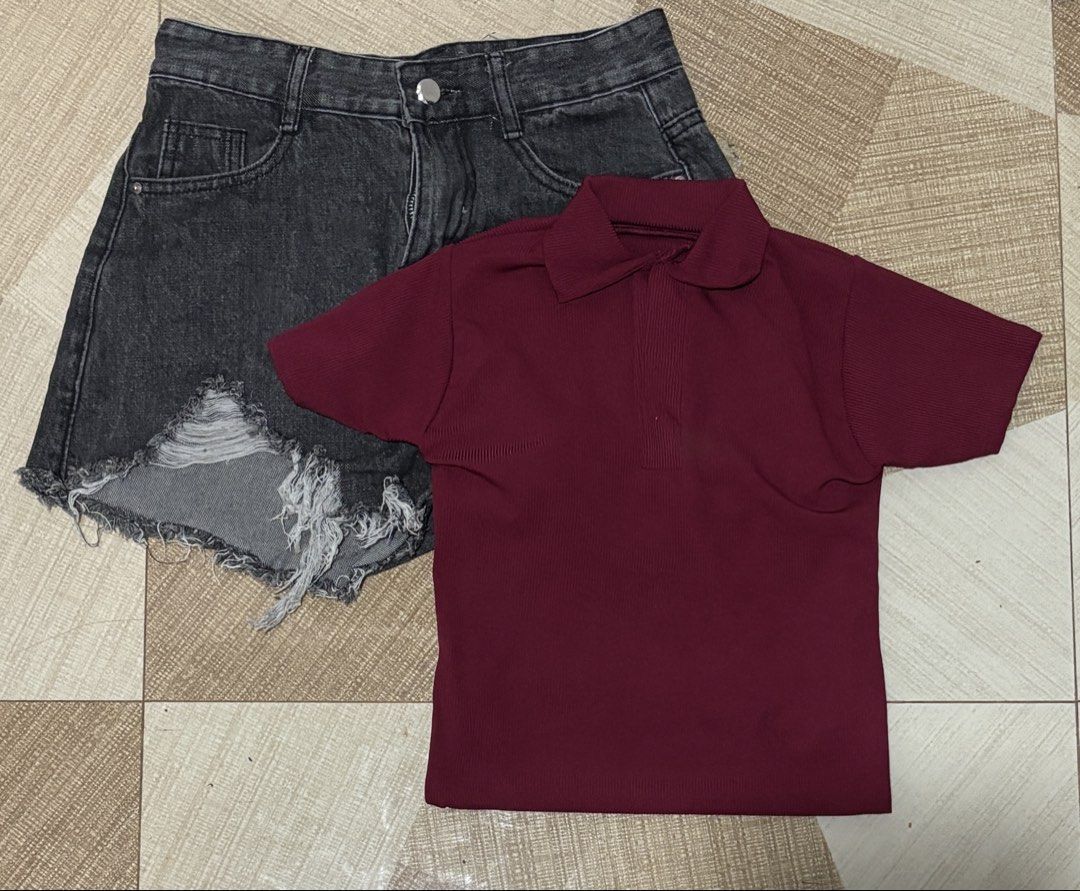 69 ALL (Category: Sets or Coordinates) located in Calamba. Submitted by aydinsattic (Listing ID 1467069975, Image 2). Description: 69 ALL ONLY! SETS NA! - still include freebies - more c/o, less sf - no cod/return/refund - WASH BEFORE WEAR!! MOP: Gcash MOD: J&T (sf must be shouldered by buyer) —> ₱54 ALL NATIONWIDE!!.