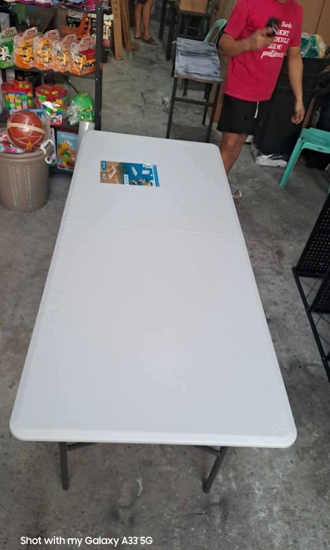 6ft Lifetime Table (Category: Tables & Sets) located in Manila. Submitted by redonlineshop (Listing ID 1467004256, Image 3). Description: 6ft LIFETIME TABLE ₱2,850 ON HAND BRAND NEW Accept Gcash payment/COD Same day delivery + Delivery Fee PM for orders and inquiries.