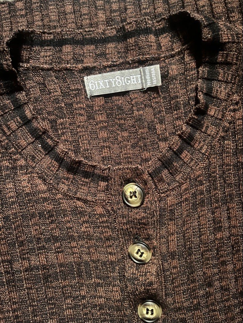 6IXTY 8IGHT Henley top (Category: Blouses) located in Manila. Submitted by ljpgdn (Listing ID 1467119199, Image 2). Description: Dm me for more deets :).