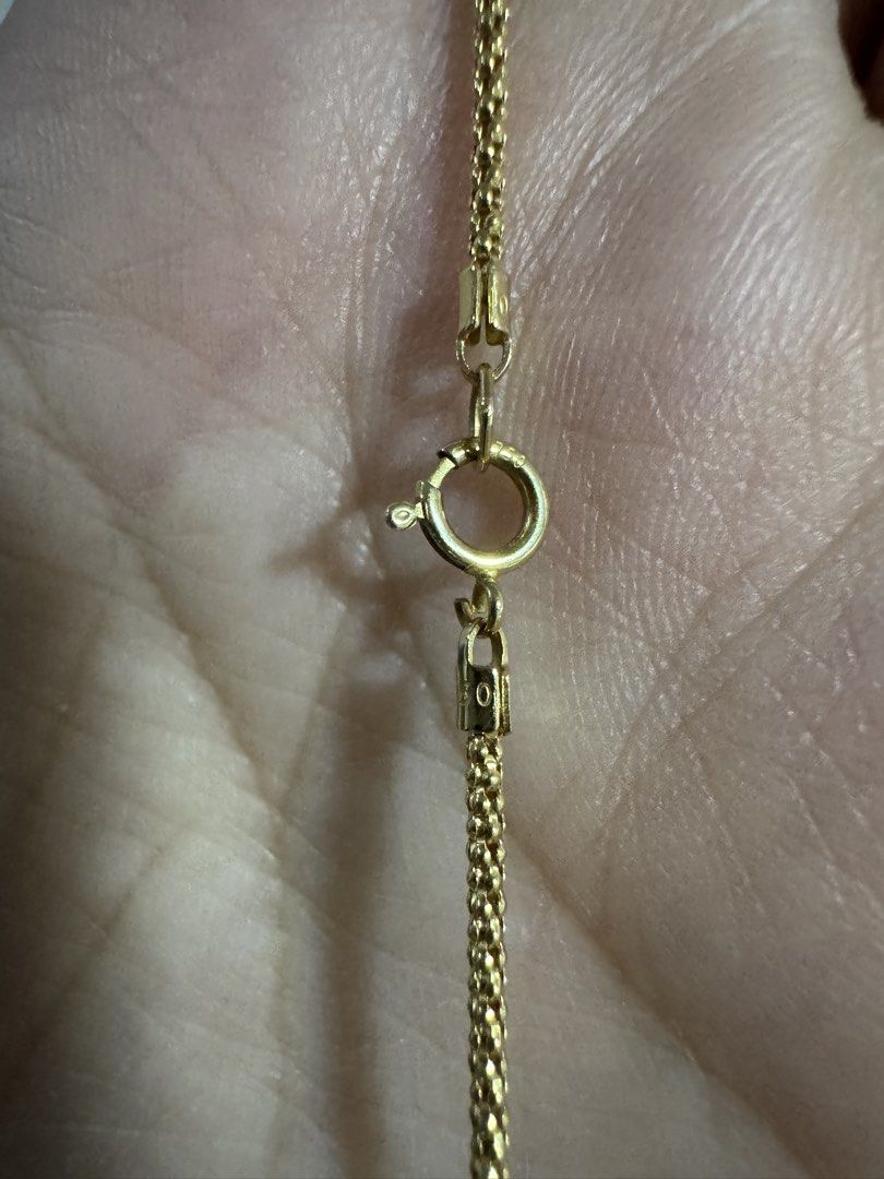 💯 18K Popcorn YG Chain 20” (2.11g) (Category: Necklaces) located in Manila. Submitted by gailed (Listing ID 1467043862, Image 3). Description: - Bought from A&Z Jewelry..