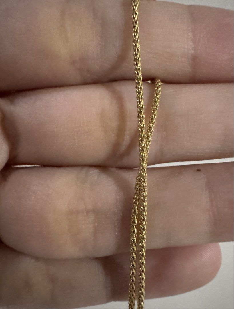 💯 18K Popcorn YG Chain 20” (2.11g) (Category: Necklaces) located in Manila. Submitted by gailed (Listing ID 1467043862, Image 1). Description: - Bought from A&Z Jewelry..