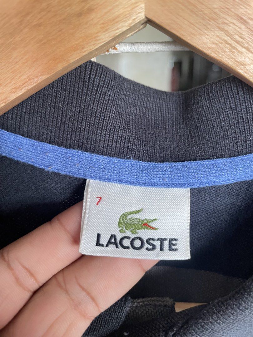 🐊 LACOSTE STRIPED POLO SHIRT (Category: Formal Shirts) located in Manila. Submitted by oftherack_04 (Listing ID 1467013191, Image 3). Description: ✨ Brand: Lacoste 🎨 Color: Black & brown 👕 Style: Striped Polo Shirt 🏷️ Size Tag: 7 💎 Style: Classic / Old Money / Casual Vintage.