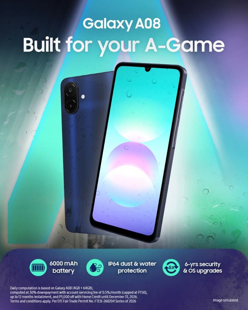 A08 LTE (Category: Samsung) located in Mandaluyong City. Submitted by paty_fedalgo (Listing ID 1467005112, Image 1). Description: .