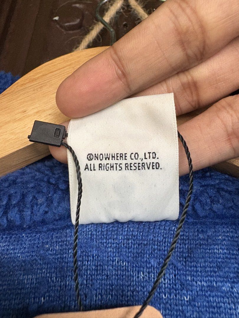 Aape Blue Sherpa Fleece Jacket (Category: Coats, Jackets and Outerwear) located in Manila. Submitted by bravestone14 (Listing ID 1467143421, Image 3). Description: wts appe blue sherpa fleece jacket 23x28 no issue excellent condition 1200+sf 📩.