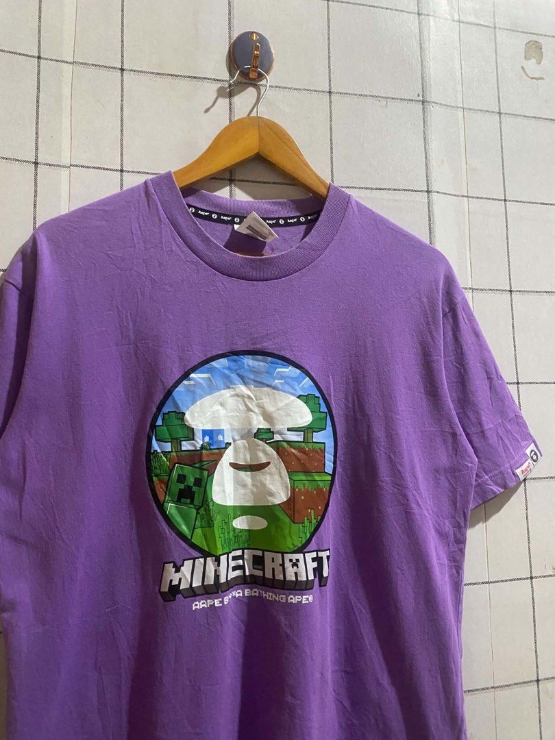 AAPE x minecraft (Category: Activewear) located in Gumaca. Submitted by dnlflvr.fits (Listing ID 1466979315, Image 3). Description: AAPE X MINECRAFT EXCELENT condition NO ISSUE 21x27 .