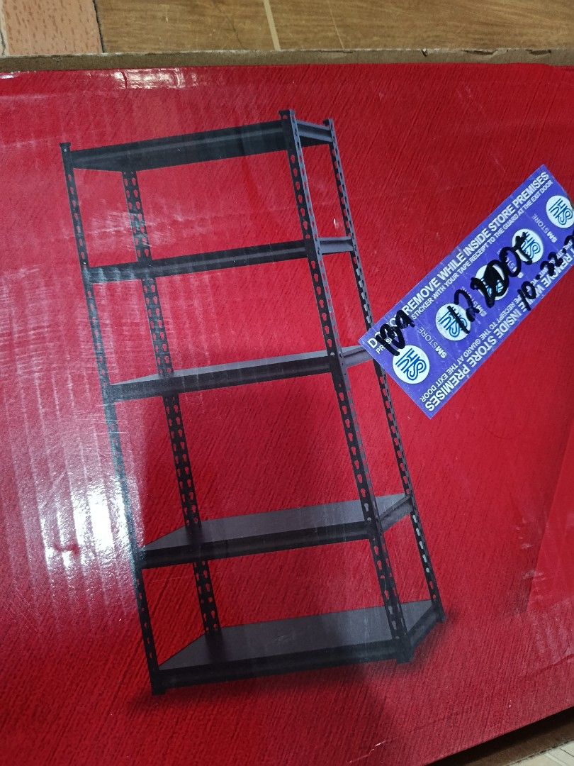 ACE BLACK 5 TEARS (Category: Shelves, Cabinets & Racks) located in Manila. Submitted by wwhosken (Listing ID 1467159969, Image 1). Description: NEVER BEEN USED SHELF 200kg capacity NATAMBAK LANG PO KAYO NALANG PO BUMILI NG SIDING 🙌.