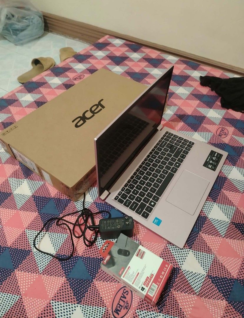 RUSH!! Acer Aspire Lite 15 Laptop (Category: Laptops & Notebooks) located in Butuan. Submitted by bea_youtiful (Listing ID 1467028888, Image 1). Description: - Model: Acer Aspire Lite 15 - Processor: Intel Core i3-N305 (8-core) - Display: 15.6-inch Full HD - RAM: 8GB - Storage: 512GB SSD - OS: Windows 11 Home - Connectivity: WI-FI 6, USB-C, HDMI 1.4 - Condition: Clean, not used much, good as new - Purchase Date: August 2026 from Acer Concept Stor