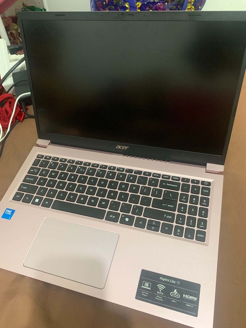 RUSH!! Acer Aspire Lite 15 Laptop (Category: Laptops & Notebooks) located in Butuan. Submitted by bea_youtiful (Listing ID 1467028888, Image 3). Description: - Model: Acer Aspire Lite 15 - Processor: Intel Core i3-N305 (8-core) - Display: 15.6-inch Full HD - RAM: 8GB - Storage: 512GB SSD - OS: Windows 11 Home - Connectivity: WI-FI 6, USB-C, HDMI 1.4 - Condition: Clean, not used much, good as new - Purchase Date: August 2026 from Acer Concept Stor
