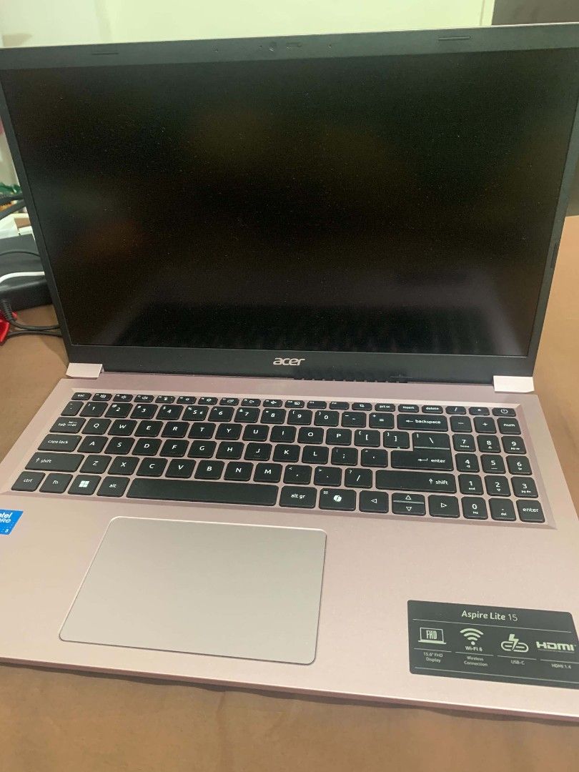RUSH!! Acer Aspire Lite 15 Laptop (Category: Laptops & Notebooks) located in Butuan. Submitted by bea_youtiful (Listing ID 1467028888, Image 2). Description: - Model: Acer Aspire Lite 15 - Processor: Intel Core i3-N305 (8-core) - Display: 15.6-inch Full HD - RAM: 8GB - Storage: 512GB SSD - OS: Windows 11 Home - Connectivity: WI-FI 6, USB-C, HDMI 1.4 - Condition: Clean, not used much, good as new - Purchase Date: August 2026 from Acer Concept Stor