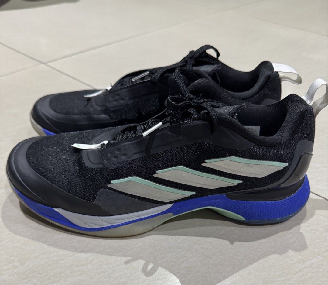 Adidas Avacourt Shoes (Category: Sneakers) located in Quezon City. Submitted by glittersells (Listing ID 1467145397, Image 2). Description: - Model: Adidas Avacourt - Colorway: Black / Lucid Blue - Size: US 10 / UK 8.5 - Bought from Amazon.