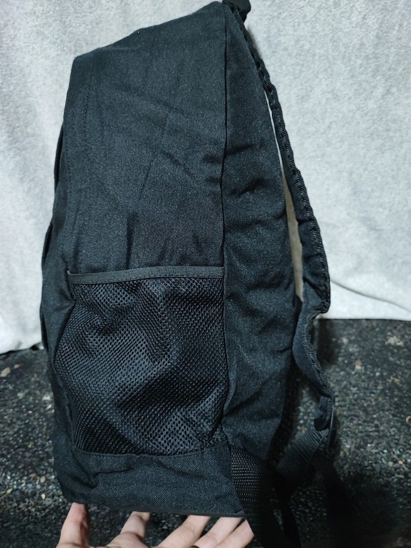Adidas Black Backpack with White Logo (Category: Backpacks) located in Baguio. Submitted by jayrgijc52758 (Listing ID 1466977988, Image 2). Description: Adidas backpack Large In very good condition 600.