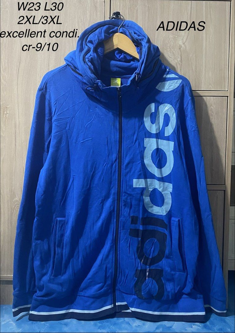 ADIDAS Fullzip jacket (Category: Coats, Jackets and Outerwear) located in Binan City. Submitted by rnj_affordable (Listing ID 1467128232, Image 2). Description: Heavy cotton big script no issue.