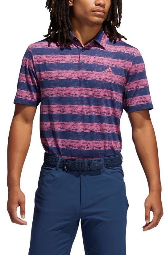 Adidas Painted Stripe Polo Shirt (Category: Tshirts & Polo Shirts ) located in Manila. Submitted by nofits.garments (Listing ID 1467090920, Image 1). Description: Adidas Painted Stripe Polo Shirt Large Width 23 Length 30 As new No issue .