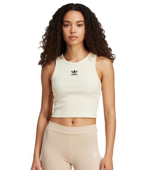 Adidas ribbed tank top (Category: Activewear) located in Pasig City. Submitted by dealwithgia (Listing ID 1467025019, Image 1). Description: strechy fabric medium size 9/10 condition.