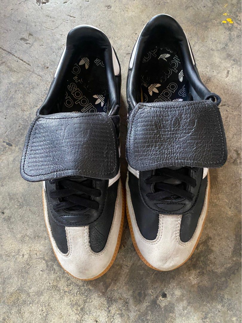 Adidas Samba LT sneakers (Category: Sneakers) located in Davao. Submitted by eziekelmoral (Listing ID 1467103444, Image 1). Description: Adidas Samba LT sneakers in the Core Black / Footwear White / Gold colorway Size : 10 Excellent condition Color rate : 9.6/10 Sign of used only Overall excellent condition 2,500 free sf DM ME IF INTERESTED 📥.