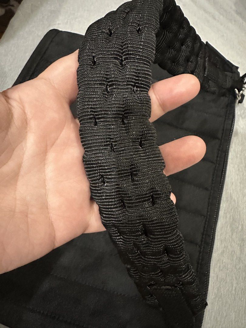 Alexander Wang Elite Tech Shoulder Bag (LAPTOP Bag) (Category: Other Mobile & Gadget Accessories) located in Manila. Submitted by krystalchewey_ (Listing ID 1467073319, Image 2). Description: Used Actual Photo Posted 1000php Laptop bag Flaws: tinangal yung brand ng bag sa harap AS-is • Laptop Capacity: Features a padded canvas lining specifically designed to fit a 13-inch laptop..