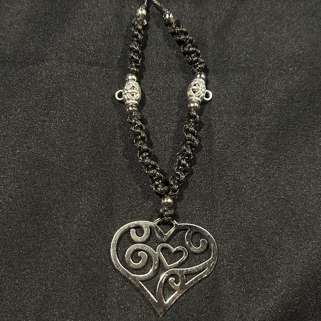 alt steel heart necklace (Category: Necklaces) located in Manila. Submitted by sophialeigh (Listing ID 1467163496, Image 3). Description: - handmade - adjustable 🏷️ alt goth punk grunge y2k vkei accessories jewelry .