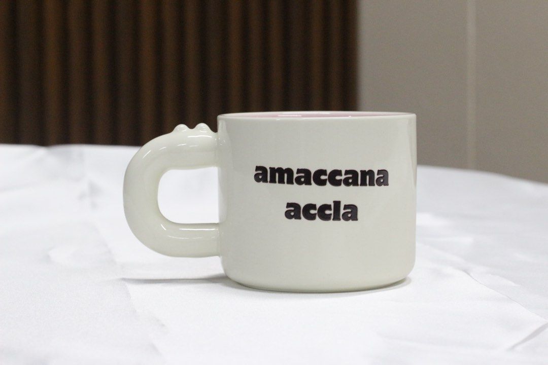 Amaccana accla customized mug (Category: Cookware & Accessories) located in San Juan, La Union. Submitted by clothedbyaya (Listing ID 1467151972, Image 3). Description: Slightly crooked pgkakadikit sa design .