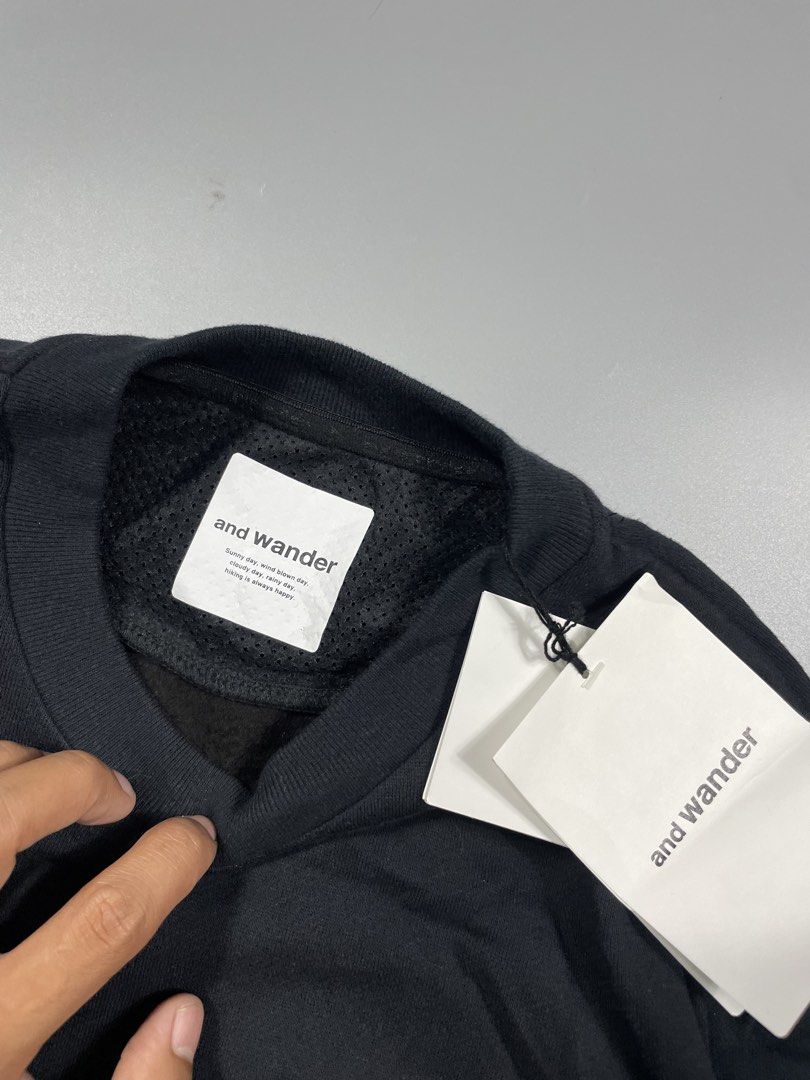And Wander Light Sweat Pullover (Category: Activewear) located in Taguig. Submitted by _curatedfits (Listing ID 1467122625, Image 3). Description: And Wander Light Sweat Pullover Size: Medium Width 22 Length 28 Brand new Below retail price - 5,500 DM! .