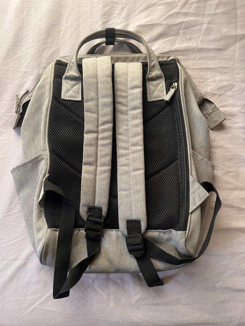 Anello Gray Backpack (Category: Backpacks) located in Las Pinas. Submitted by basicapparel_mnl (Listing ID 1467017541, Image 3). Description: Anello Gray Backpack Condition 9/10 No visible damages Bought in Japan PRICE STILL NEGOTIABLE !!!! .