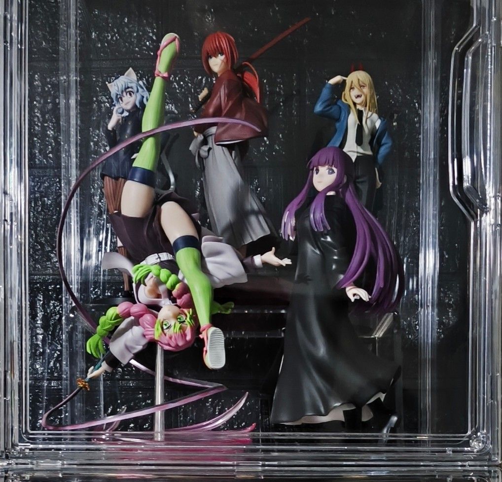 Anime Figurines (Category: Figurines & Statues) located in Quezon City. Submitted by sejleon (Listing ID 1466925579, Image 2). Description: - All mint condition with complete box and clamshell. 1 year old pre-loved figurines. - Characters: Sega Seiko, Sega Frieren, Megahouse Hiei, Banpresto Gon, Pop Up Parade Saitama, Sega Reze, Pop Up Parade Eren, Banpresto Bulma, Taito Mitsuri, Taito Fern, Pop Up Parade Kenshin, Pop Up Parade Neferpitou, Pop Up