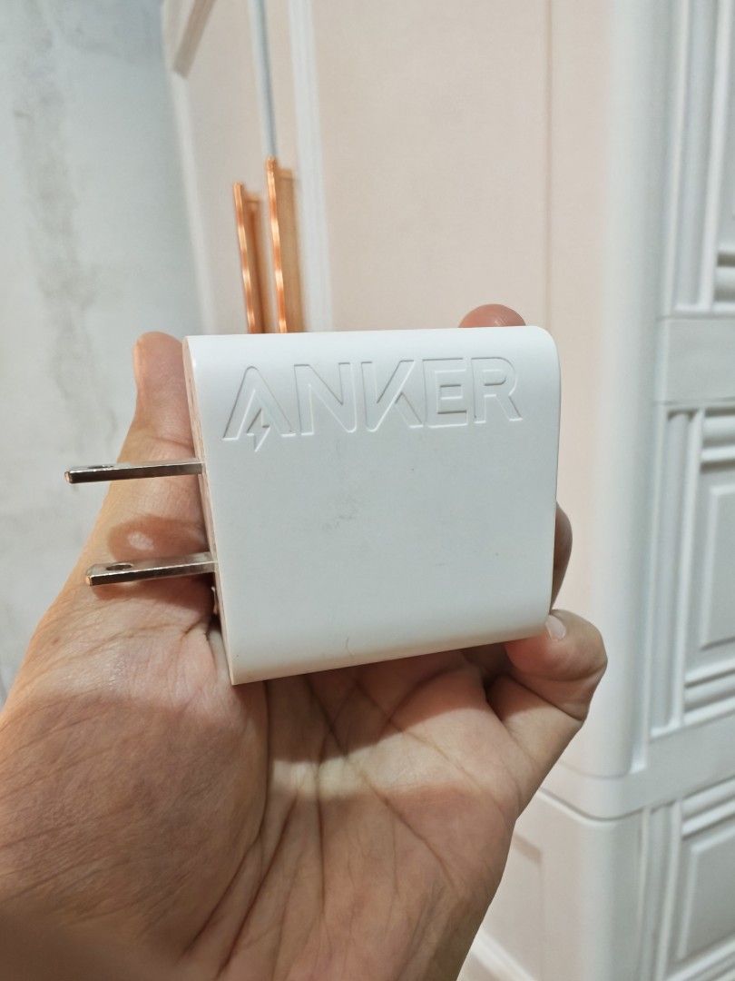 Anker 20W USB-C Fast Charger Original (Category: Chargers & Cables) located in Cavite. Submitted by lyne_09 (Listing ID 1467165104, Image 3). Description: For Sale: Anker 20W USB-C Wall Charger Model: A2347 - 20W PD Fast Charging 100% Original Anker - Sa Mall Nabili Condition: Good as new, no issue, makinis, no hidden defect • 20W USB-C Fast Charging (PD) • Compatible sa iPhone, iPad, • Compact at matibay, Anker IQ Brand New Price: 1,175 nung nab