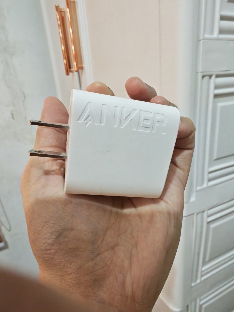 Anker 20W USB-C Fast Charger Original (Category: Chargers & Cables) located in Cavite. Submitted by lyne_09 (Listing ID 1467165104, Image 1). Description: For Sale: Anker 20W USB-C Wall Charger Model: A2347 - 20W PD Fast Charging 100% Original Anker - Sa Mall Nabili Condition: Good as new, no issue, makinis, no hidden defect • 20W USB-C Fast Charging (PD) • Compatible sa iPhone, iPad, • Compact at matibay, Anker IQ Brand New Price: 1,175 nung nab