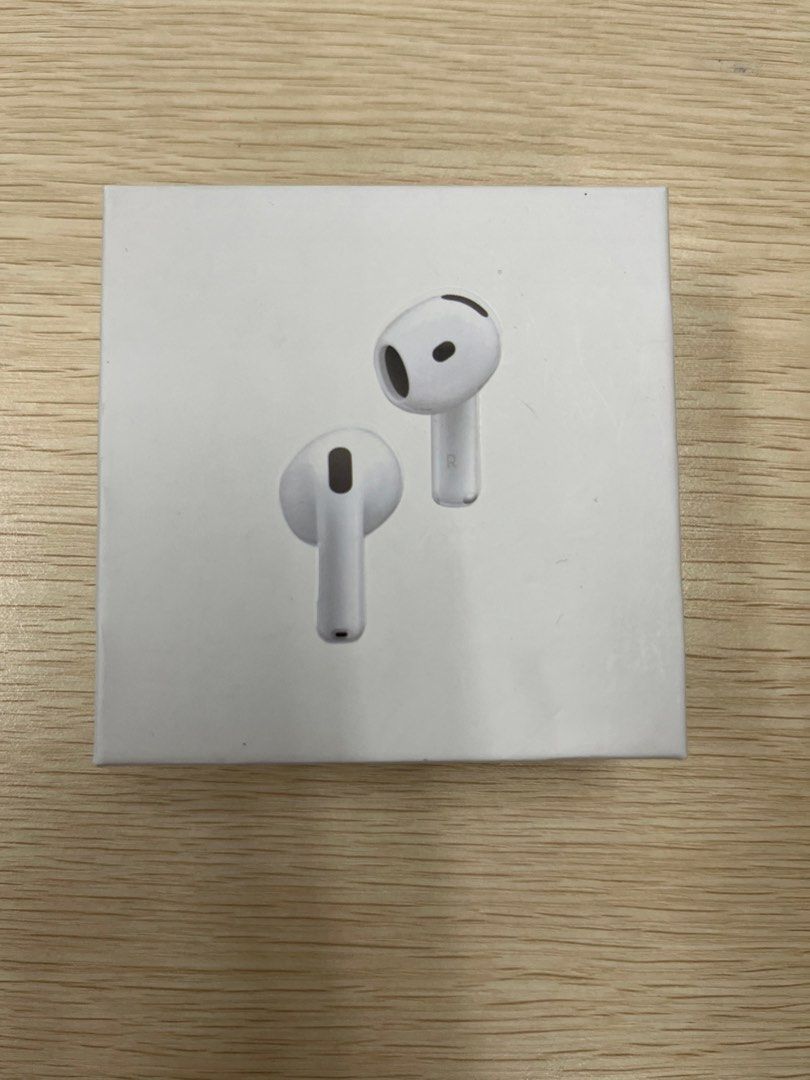 Apple AirPods 4 with Active Noise Cancellation (Category: Earphones) located in Tarlac. Submitted by ajtls (Listing ID 1467162571, Image 2). Description: - Item: Apple AirPods 4 with Active Noise Cancellation - Condition: Brand new, never used (box opened only to check contents) - negotiable for sure buyer.