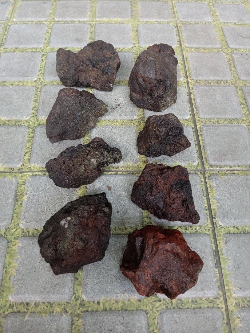 Aquarium lava rocks dark volcanic stone set (Category: Homes & Other Pet Accessories) located in Caloocan City. Submitted by jonmag31 (Listing ID 1467064740, Image 1). Description: 4.6 kilos volcanic lava rocks for aquarium or terrariumscaping. Various sizes and shapes, mostly dark brown and reddish tones. Porous texture, great for beneficial bacteria growth or anchoring plants. Cleaned and ready for your setup. Selling the whole batch together..