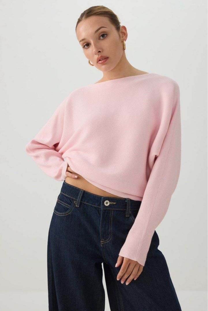 ARDENE Ribbed Dolman Sleeve Sweater (Category: Longsleeves) located in Echague. Submitted by love.periii (Listing ID 1467006076, Image 3). Description: 𝐀𝐕𝐀𝐈𝐋𝐀𝐁𝐋𝐄 | Send your offer if interested. Please don’t ask obvious or clearly indicated questions—it will not be entertained. ❌ NO LOWBALLERS ❌ large on tag fits medium-large NO ISSUE payment: gcash shipping via j&t.