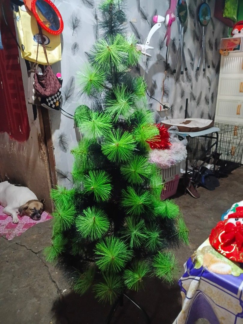 Artificial Christmas Tree with Ornaments, Tinsel, and Lights Bundle (Category: Artificial Plants & Flowers) located in Quezon City. Submitted by bangbang_87 (Listing ID 1467001000, Image 1). Description: - Complete Christmas bundle - ready for the holidays - Includes a lush green artificial Christmas tree - Festive decor set: snowman & Santa red stockings, plus Santa hanging ornaments - Shiny red and silver tinsel garlands for extra sparkle - Inc