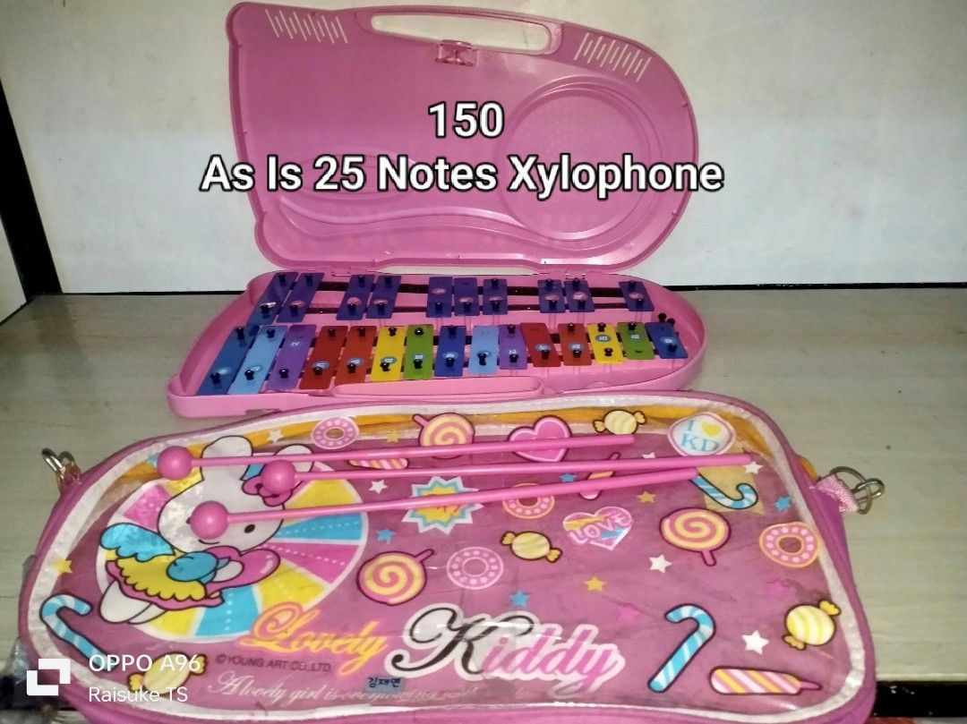 As is 25 Notes Xylophone (Category: Musical Instruments) located in Taguig. Submitted by raisuketoysshop (Listing ID 1467082854, Image 1). Description: PTPA NEW ARRIVAL!!.. AS IS NAGKALASAN NEED AYUSIN HINDI PWEDE SA MASELAN/MAARTE PLEASE RESPECT POST AND PRICES.. Tested working and in good condition.. Secondhand Items Declared as is pa din po Pm for demo video What you see is what you get.. Please manage your expectations.. +40% COD Sho pee Chec