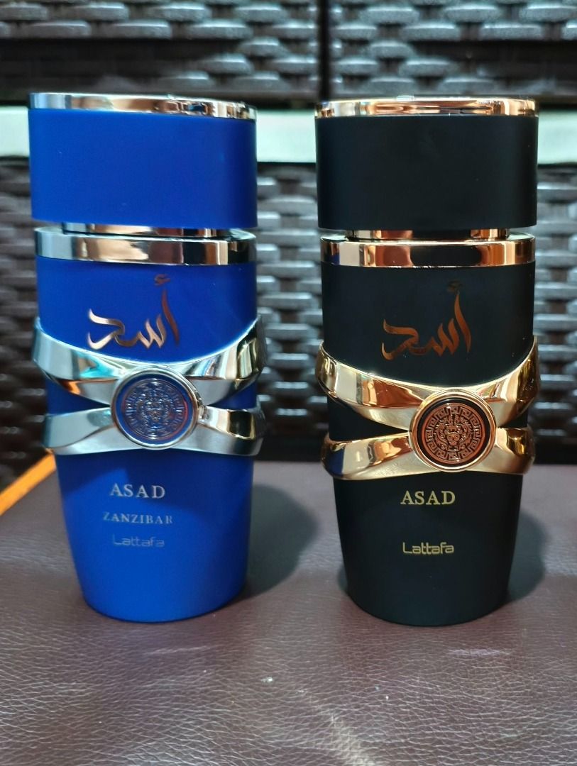 Asad Perfume (Category: Fragrance & Deodorants) located in Caloocan City. Submitted by zenfire.f398ed (Listing ID 1467115371, Image 1). Description: FOR SALE!!! Aspack for Php 2500 -Asad Black w/ Box (5 sprays missing) dupe of Sauvage Dior -Asad Zanzibar w/o box (10 sprays missing) dupe of JPG Le Beau.