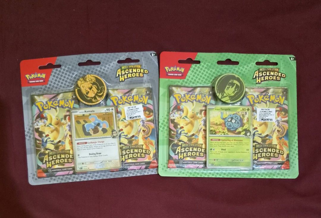 Ascended Heroes: 2-pack blister (Category: Card Packs) located in Manila. Submitted by serkai (Listing ID 1467103208, Image 1). Description: 2500 each. Can do 4700 if take all.
