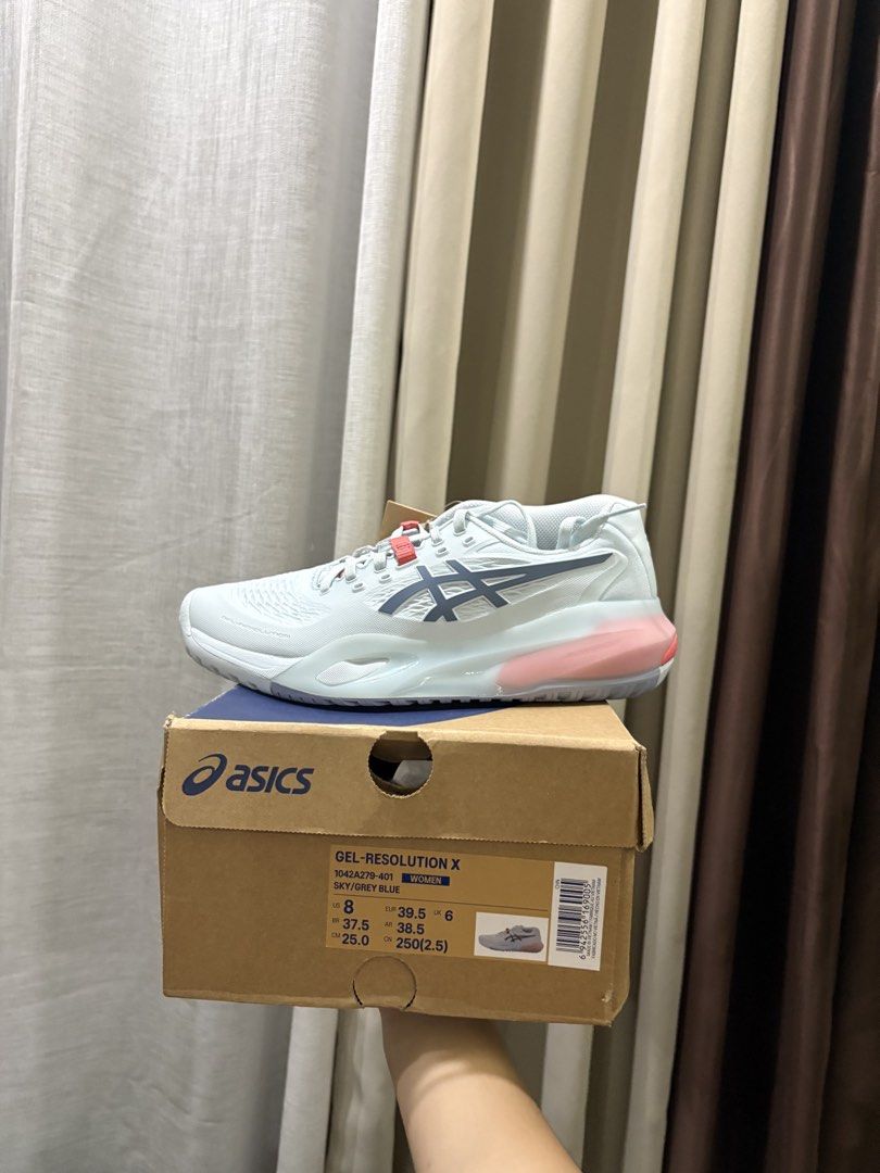 asic gel resolution x 8w (Category: Sneakers) located in Quezon City. Submitted by danahmaniego (Listing ID 1467091224, Image 2). Description: size 8w/25cm 1 stock only qc area check our ig shop: @japshopperph.