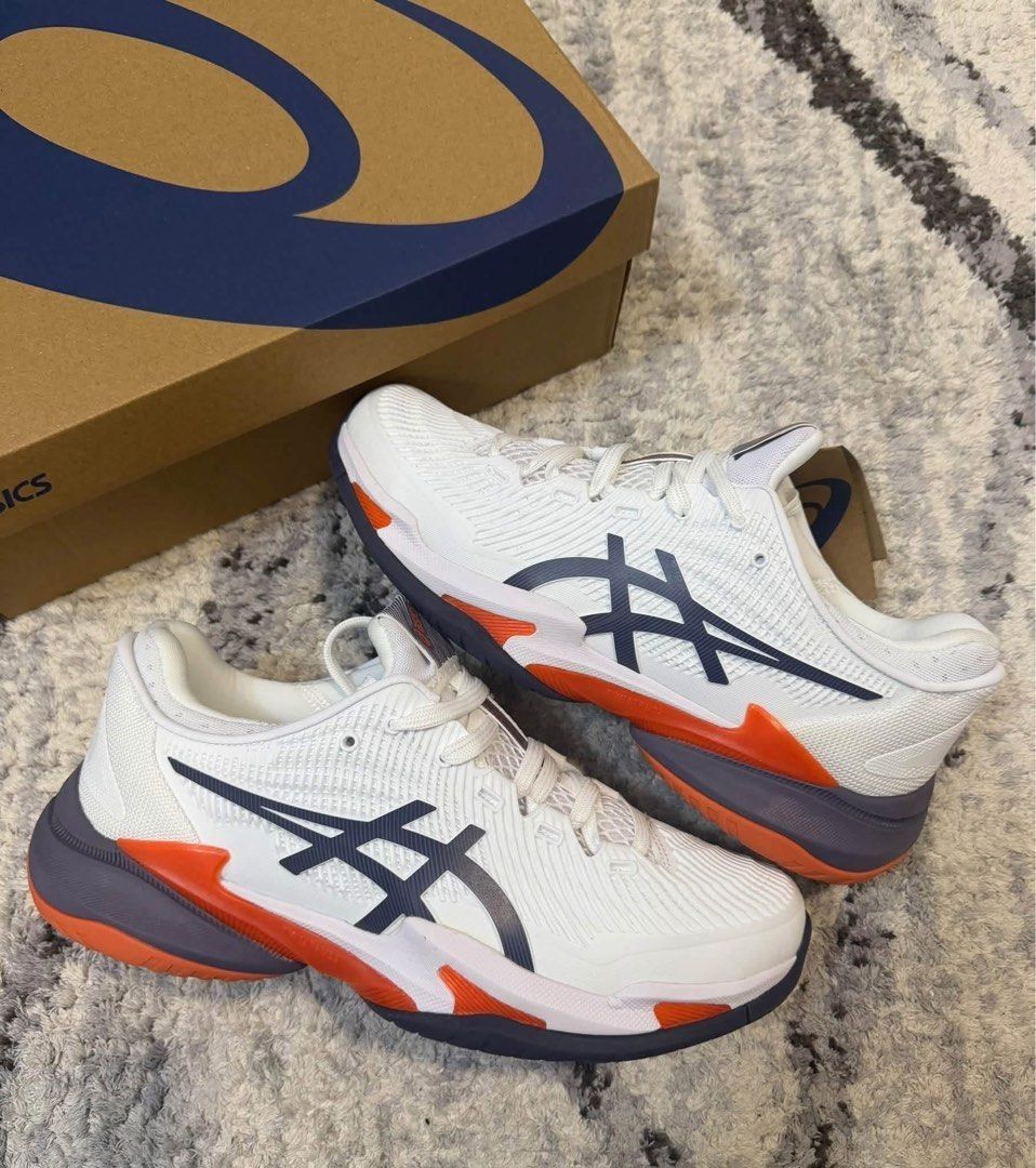Asics Court FF 3 (Category: Sneakers) located in Manila. Submitted by e-tindahan (Listing ID 1467158159, Image 2). Description: -with box Available Sizes: 41.42.43.44.45 📌 Please check the last image carefully before ordering. Nandun na po lahat ng kailangan tandaan. Mode of Payment (MOP): 💸 GCash, Maya, GoTyme, BDO, RCBC, Landbank Mode of Delivery (MOD): 🛵 Lalamove / GrabExpress for Same-day delivery 🚚 J&T Express / LBC for those outside Met
