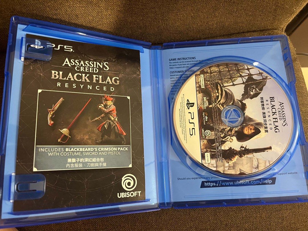 Assassin's Creed Black Flag Resynced (negotiable) (Category: PlayStation) located in Quezon City. Submitted by kendall333 (Listing ID 1467028587, Image 2). Description: - Price negotiable - Game: Assassin's Creed Black Flag Resynced - Platform: PlayStation 5 (PS5) - Condition: Physical disc in blue case with original cover art MOD: Any same day delivery courier / J&T .