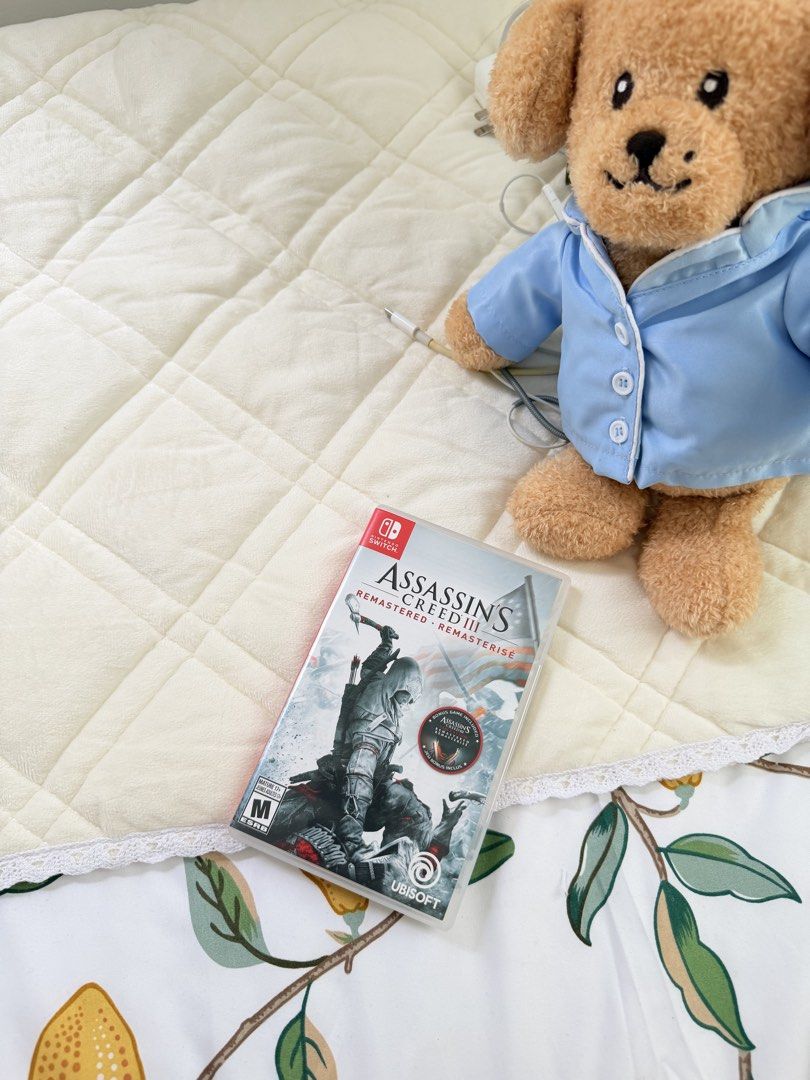 Assassin’s Creed III Remastered - Nintendo Switch (Category: Nintendo) located in Makati City. Submitted by bonitaab_ (Listing ID 1466992659, Image 1). Description: Used once for like an hour lang and didn’t play anymore na hehe Compatible with Nintendo Switch OLED.