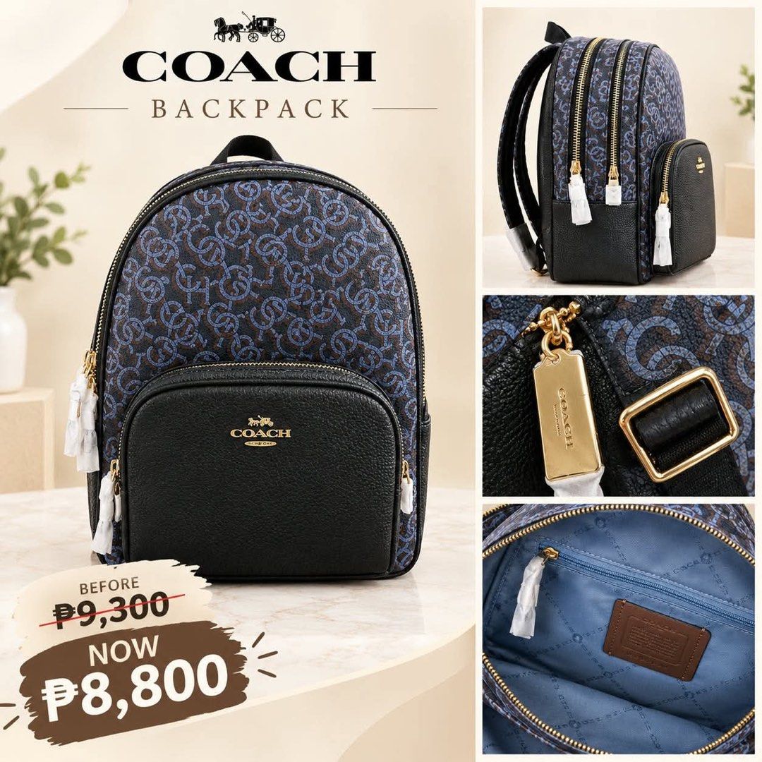 Authentic brandnew Coach Back pack (Category: Luxury Bags & Wallets) located in Angono. Submitted by ibaibastore (Listing ID 1466991903, Image 1). Description: .