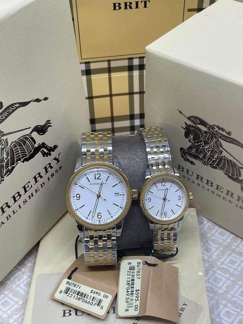 🇺🇸AUTHENTIC BURBERRY COUPLE WATCH 🇺🇸 (Category: Women's Watches) located in Manila. Submitted by luckyperfectfinds (Listing ID 1467167127, Image 1). Description: .