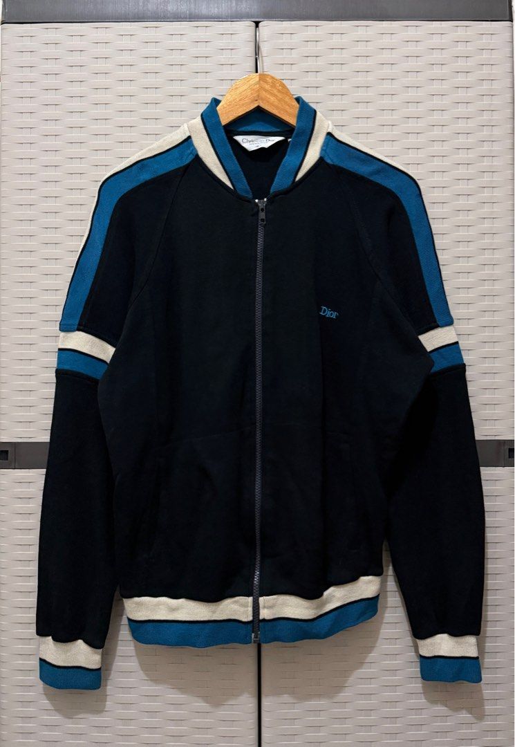 Authentic Christian Dior 80’s Track Jacket | Authentic (Category: Luxury Apparel) located in Santa Cruz. Submitted by hongkongmarketph (Listing ID 1467102744, Image 1). Description: authentic in good condition no sira or butas size xl on tag 23 width / 26 length .