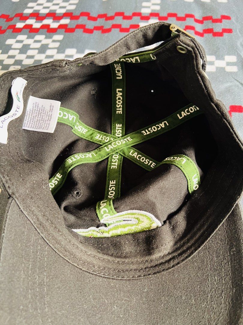 Authentic Lacoste Cap (Category: Caps & Hats) located in Quezon City. Submitted by flyingmommie (Listing ID 1467021143, Image 3). Description: .