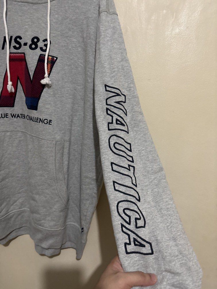 Authentic Nautica Hoodie (Category: Hoodies) located in Muntinlupa City. Submitted by owrayttttt (Listing ID 1467068885, Image 2). Description: - Nautica Hoodie (embroidered design) - XXL on tag - Dimes is 25x30 - No issue - Free shipping via j&t.
