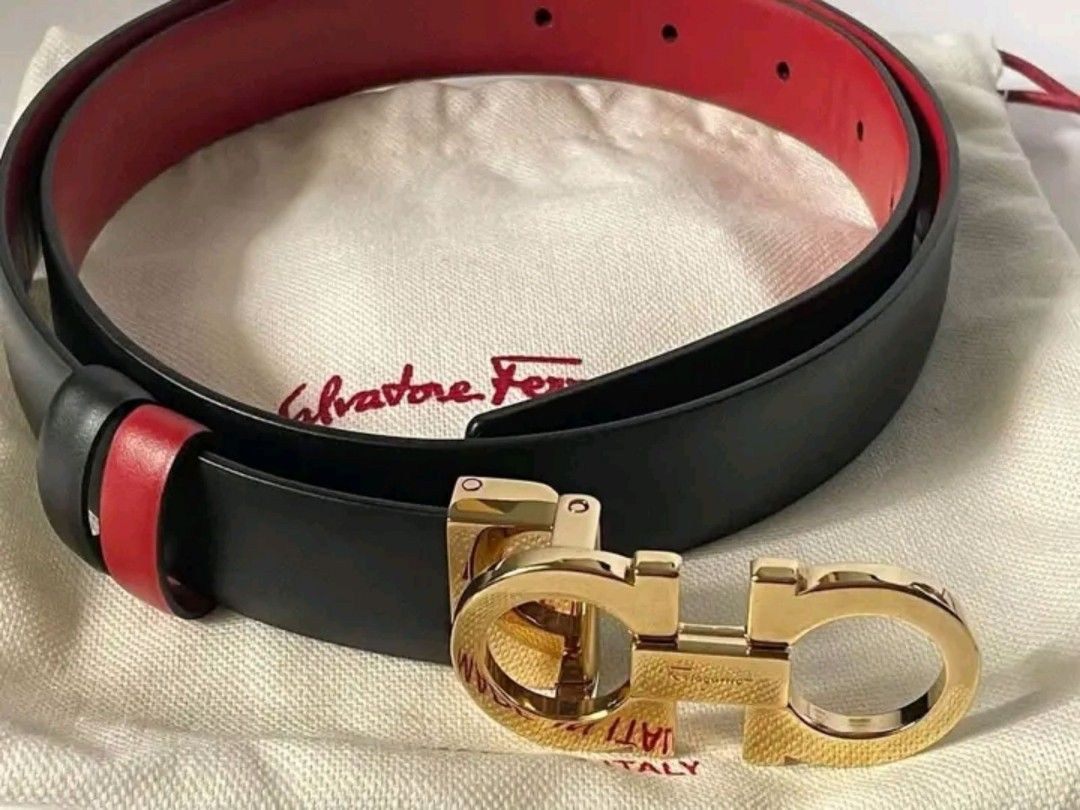 Authentic Salvatore Ferragamo (Category: Luxury Accessories) located in Pasig City. Submitted by castlescollections (Listing ID 1467125297, Image 1). Description: Guaranteed Authentic Salvatore Ferragamo Reversible Belt fit to 75-85.