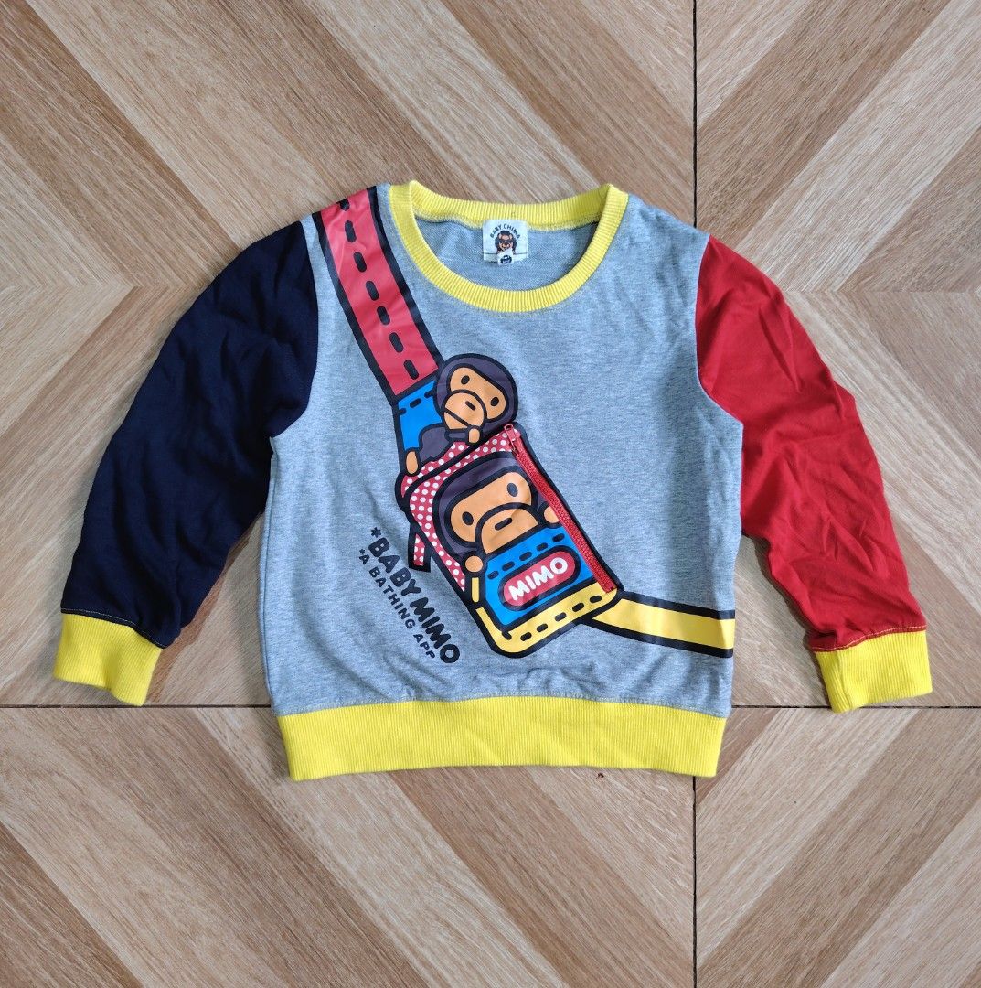 BABY MILO BATHING APE MIMO (Category: Babies & Kids Fashion) located in Marikina City. Submitted by kingdrel (Listing ID 1466996287, Image 1). Description: BABY MILO BATHING APE MIMO W 14 L 16 VERYGOOD CONDITION NO ISSUE COLORATE 9.5-10.
