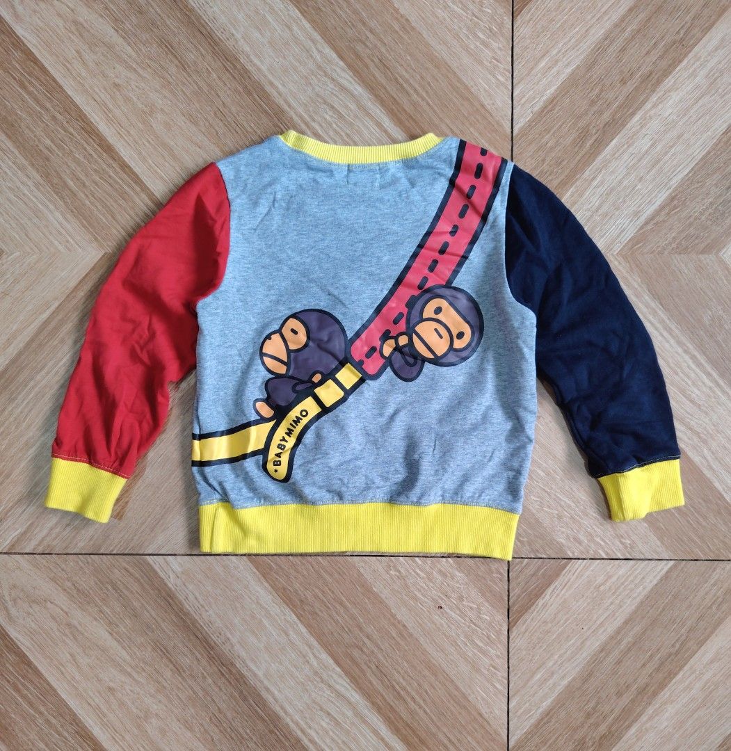 BABY MILO BATHING APE MIMO (Category: Babies & Kids Fashion) located in Marikina City. Submitted by kingdrel (Listing ID 1466996287, Image 2). Description: BABY MILO BATHING APE MIMO W 14 L 16 VERYGOOD CONDITION NO ISSUE COLORATE 9.5-10.