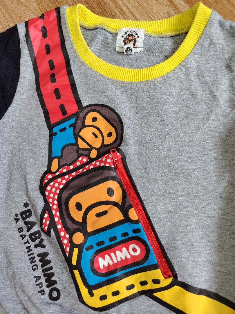 BABY MILO BATHING APE MIMO (Category: Babies & Kids Fashion) located in Marikina City. Submitted by kingdrel (Listing ID 1466996287, Image 3). Description: BABY MILO BATHING APE MIMO W 14 L 16 VERYGOOD CONDITION NO ISSUE COLORATE 9.5-10.